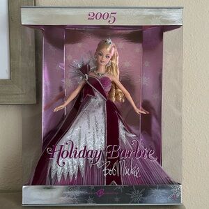Mattel 2005 Holiday Barbie Doll Bob Mackie